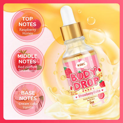 Strawberry Body Cream & Oil Set