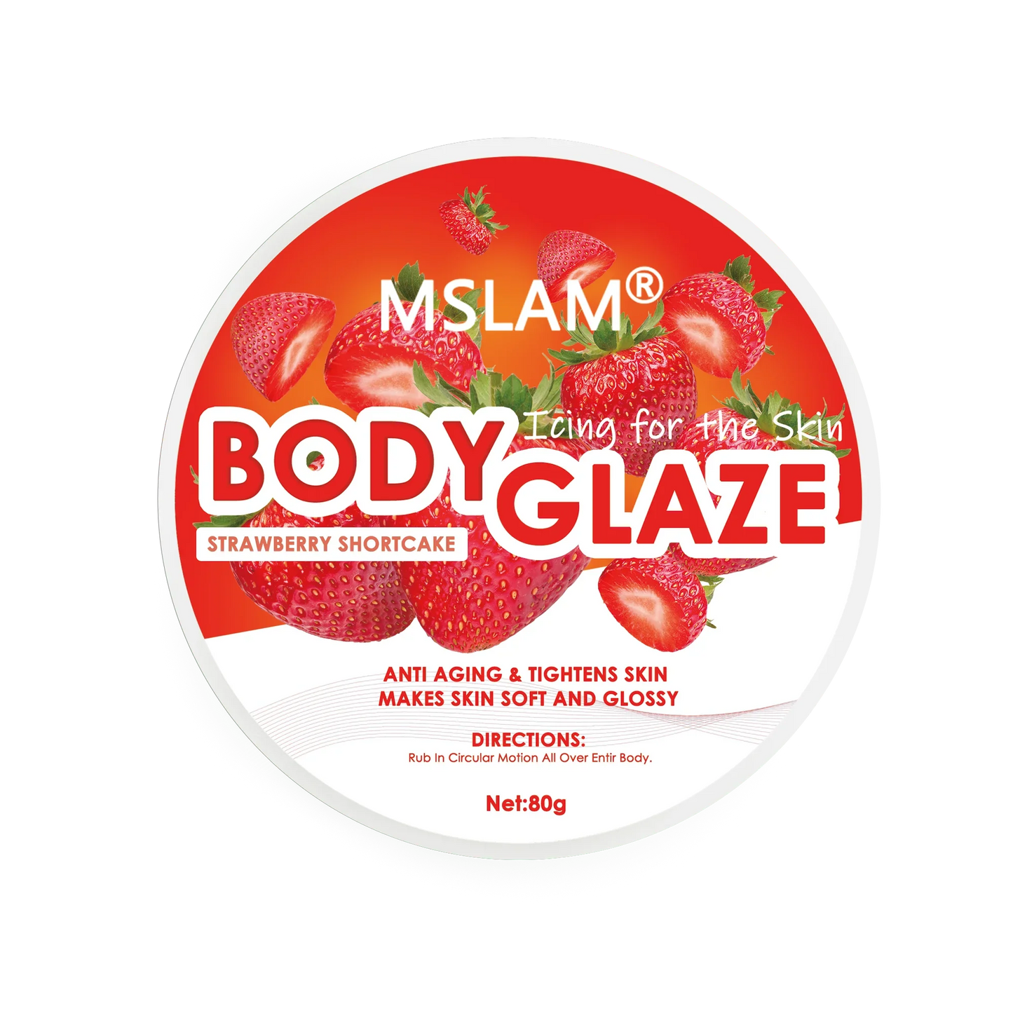 Luxurious Body Glaze Whipped Body Butter - Anti-Aging Moisturizer for Silky Soft Skin