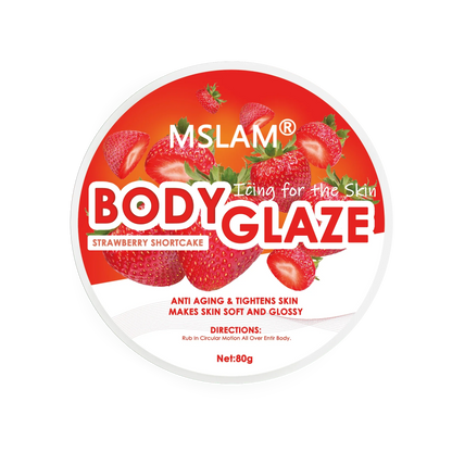 Luxurious Body Glaze Whipped Body Butter - Anti-Aging Moisturizer for Silky Soft Skin