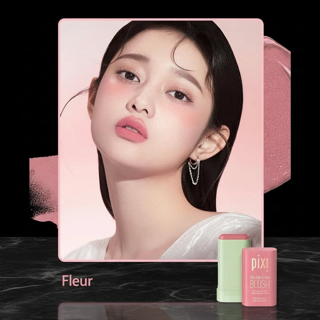 Cheek 3-in-1 Lip Tinted Moistured Blush Stick Silky Brighten Blush Cream