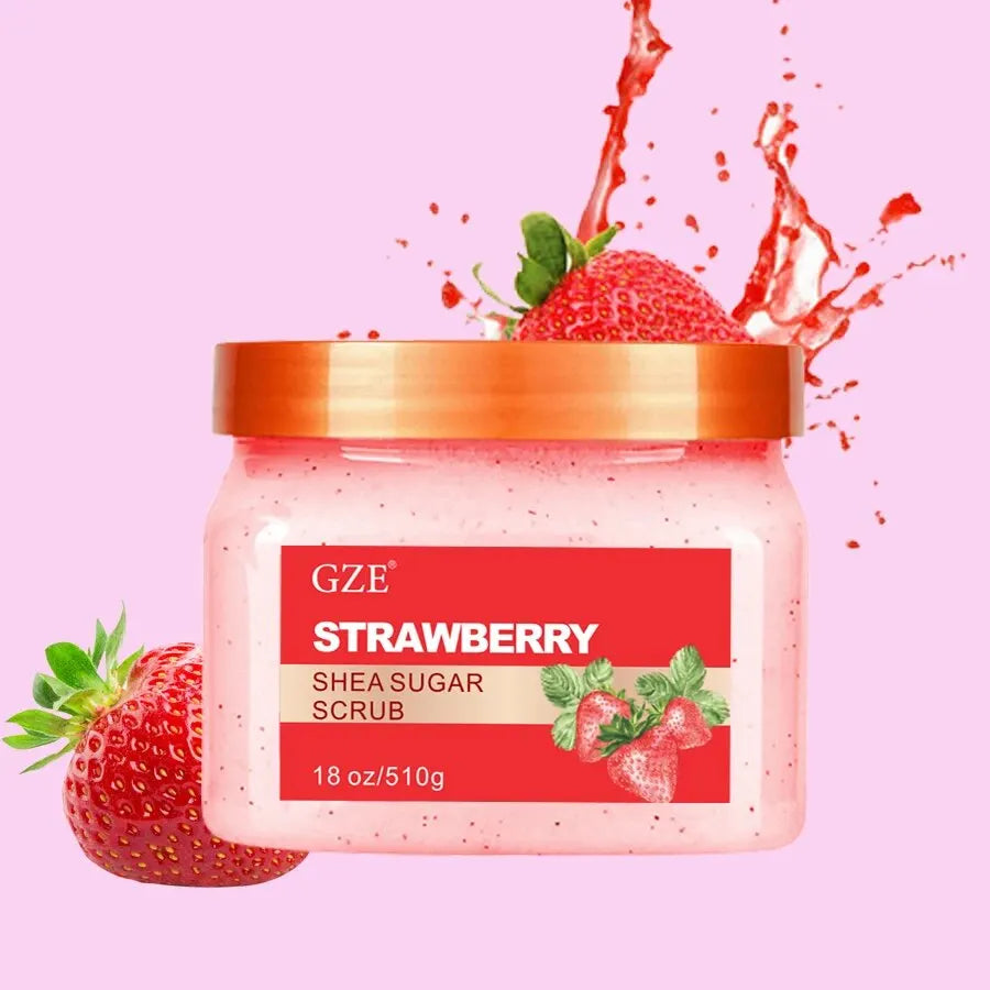 Vegan Mango Lemon Blueberry Strawberry Exfoliator Body Scrub