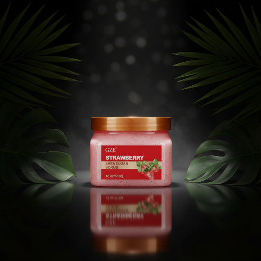 Vegan Mango Lemon Blueberry Strawberry Exfoliator Body Scrub