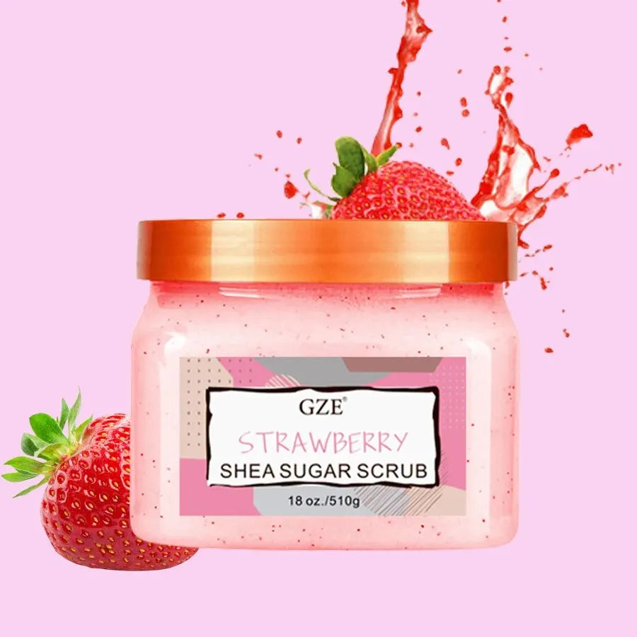 Vegan Mango Lemon Blueberry Strawberry Exfoliator Body Scrub