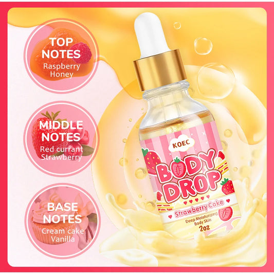 Strawberry Body Cream & Oil Set