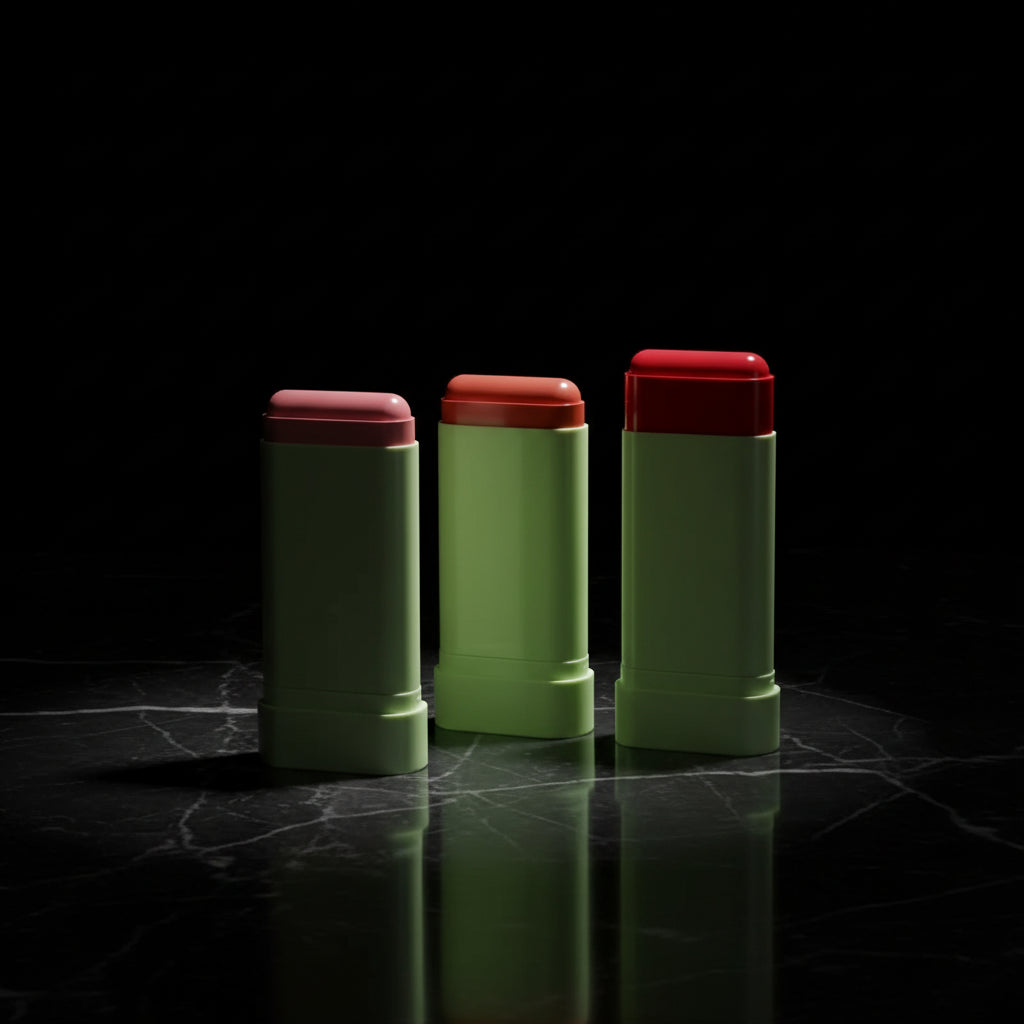 Cheek 3-in-1 Lip Tinted Moistured Blush Stick Silky Brighten Blush Cream