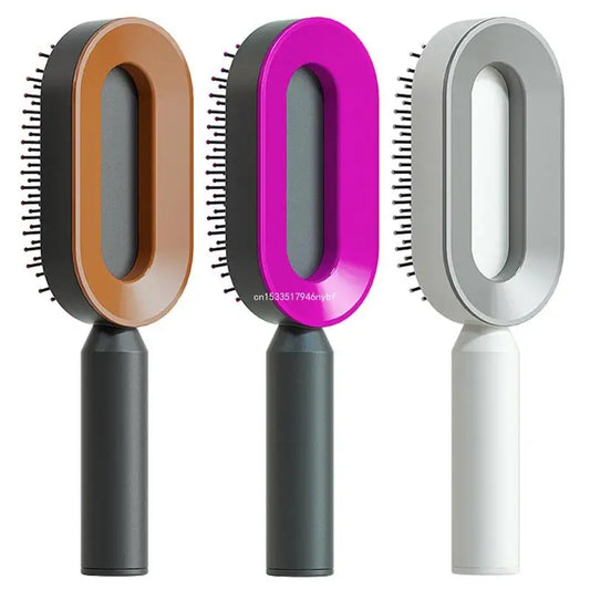 Anti-Static Detangler Hair Brush Comb Wide Tooth Scalp Massage Comb Wet & Dry Curly Hair Detangler Brush Dropship