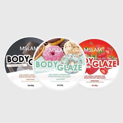 Luxurious Body Glaze Whipped Body Butter - Anti-Aging Moisturizer for Silky Soft Skin