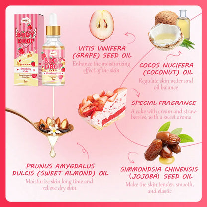 Strawberry Body Cream & Oil Set