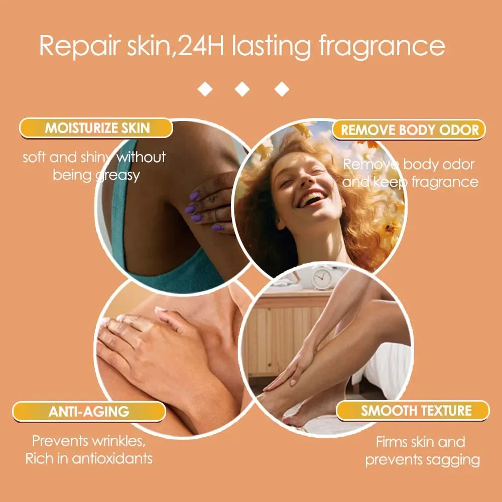Luxurious Body Glaze Whipped Body Butter - Anti-Aging Moisturizer for Silky Soft Skin