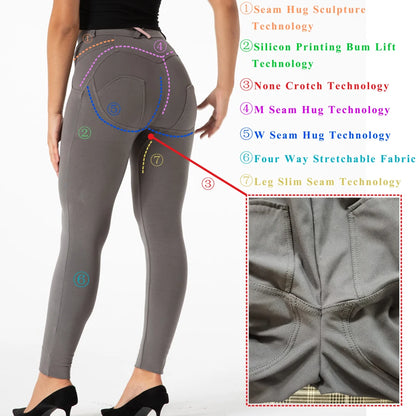 Super Skinny Vegan Leather Leggings Thermal Sexy