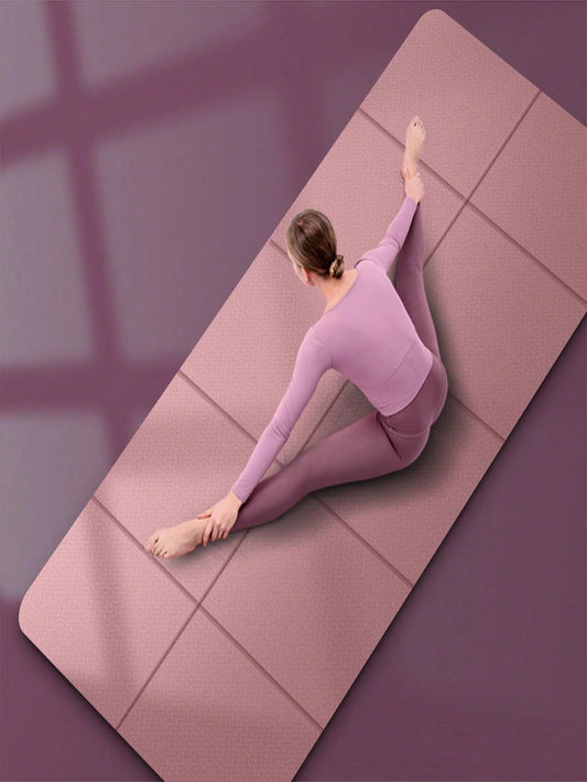 Tusi Folding Yoga Mat TPE Yoga Mat Fitness Sports Mat anti Slip Fitness Dance Mat Jumping Rope Mat Supine Seat Cushion 68CM*183CM*0.6CM