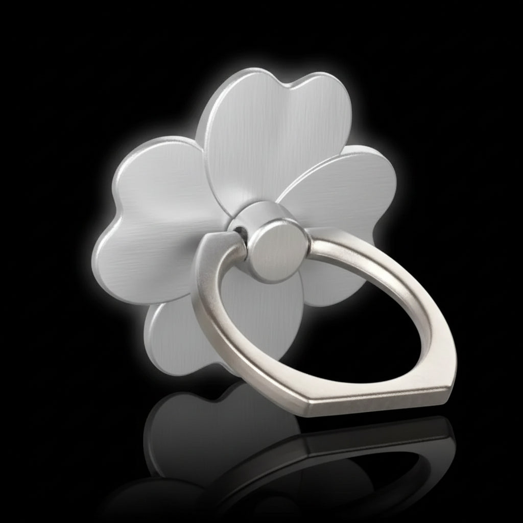 Ultra-Thin Cartoon Rabbit Phone Stand - Universal Finger Ring Holder with Foldable Design and Adhesive Support Frame