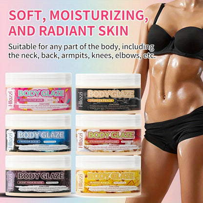 8oz Body Glaze - Mango, Peach & Strawberry Scents
