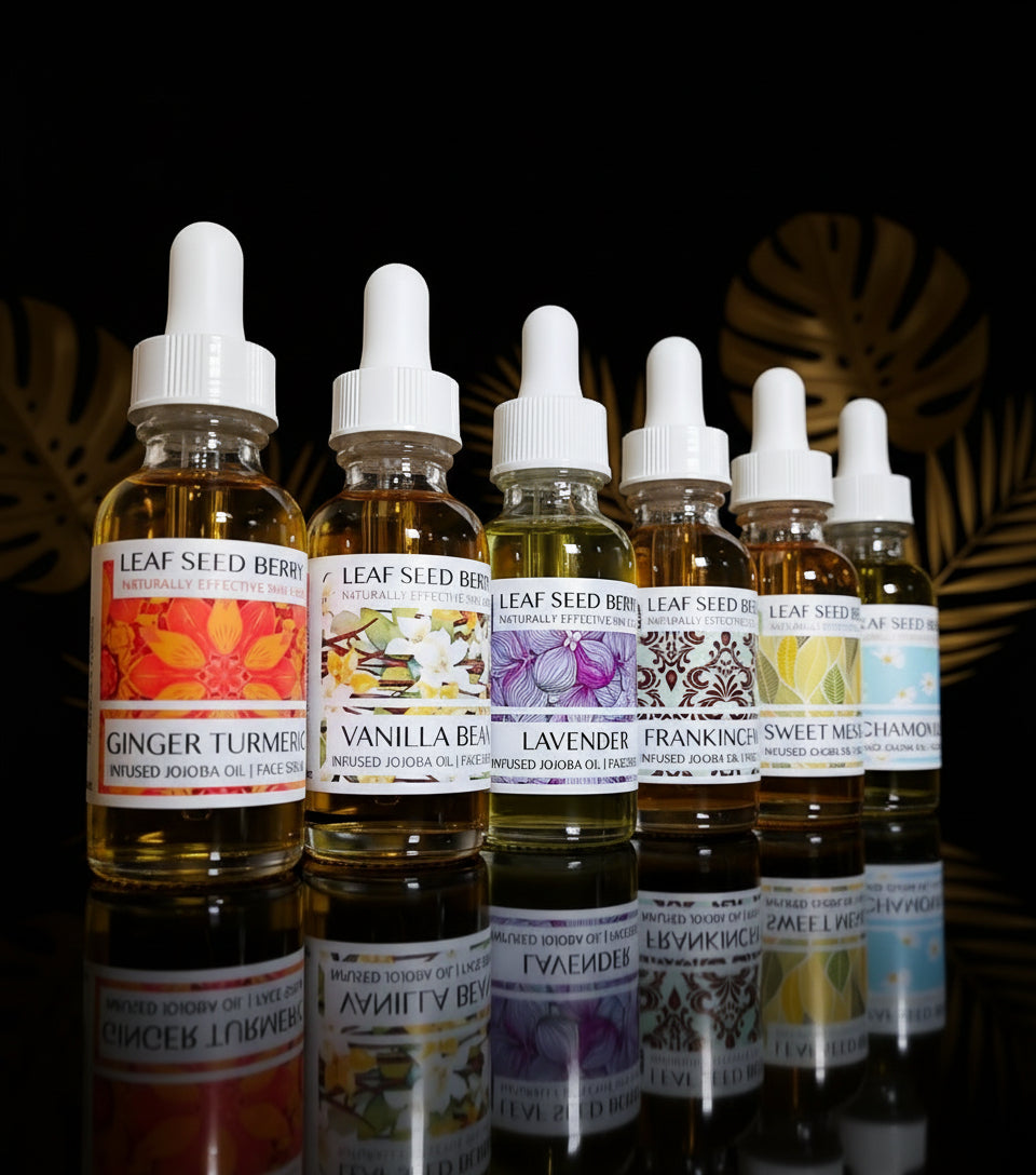 Ginger Turmeric Infused Oil, Organic Moisturizer, Face Serum, Natural Skincare, Vegan Skincare Moisturizer