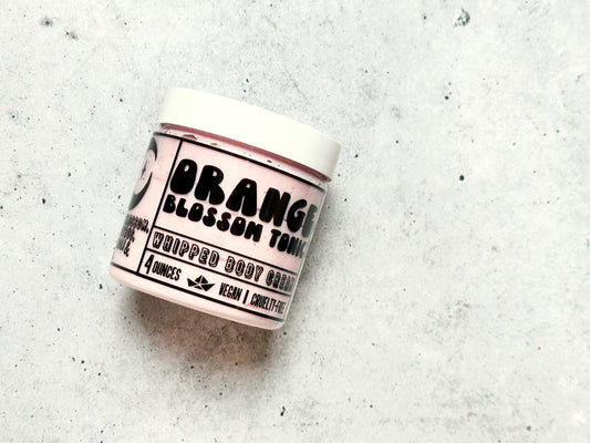 Orange Blossom Tonic Whipped Body Cream - Whipped Body Lotion - Body Butter - Body Care - Skin Care - Beauty Products - Shea Butter