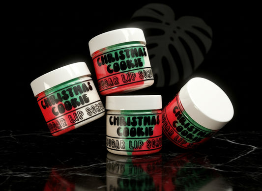 Christmas Cookie - Hydrating Lip Scrub - Gifts for Her - for Lips - Lip Exfoliant - Lip Care - Vegan Lip Scrub
